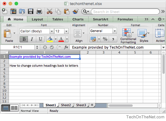 View rows and columns in excel